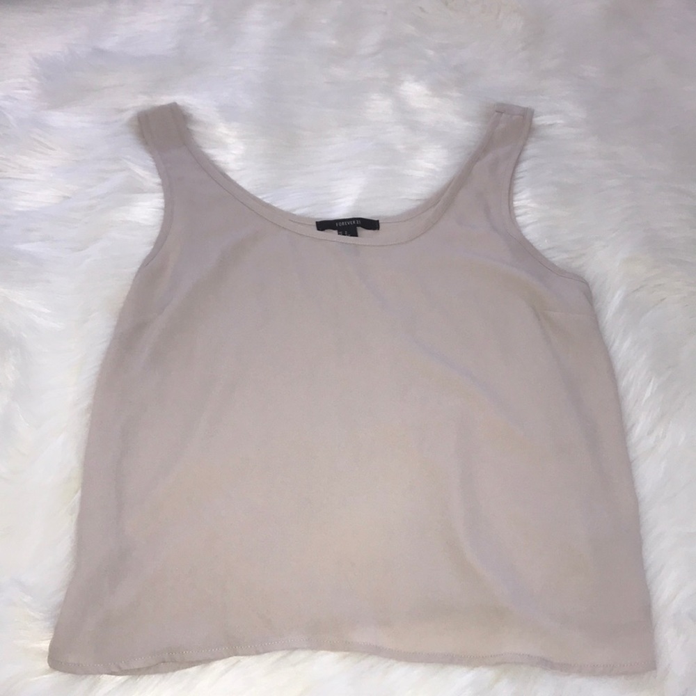 Beige Tank Top🌷
